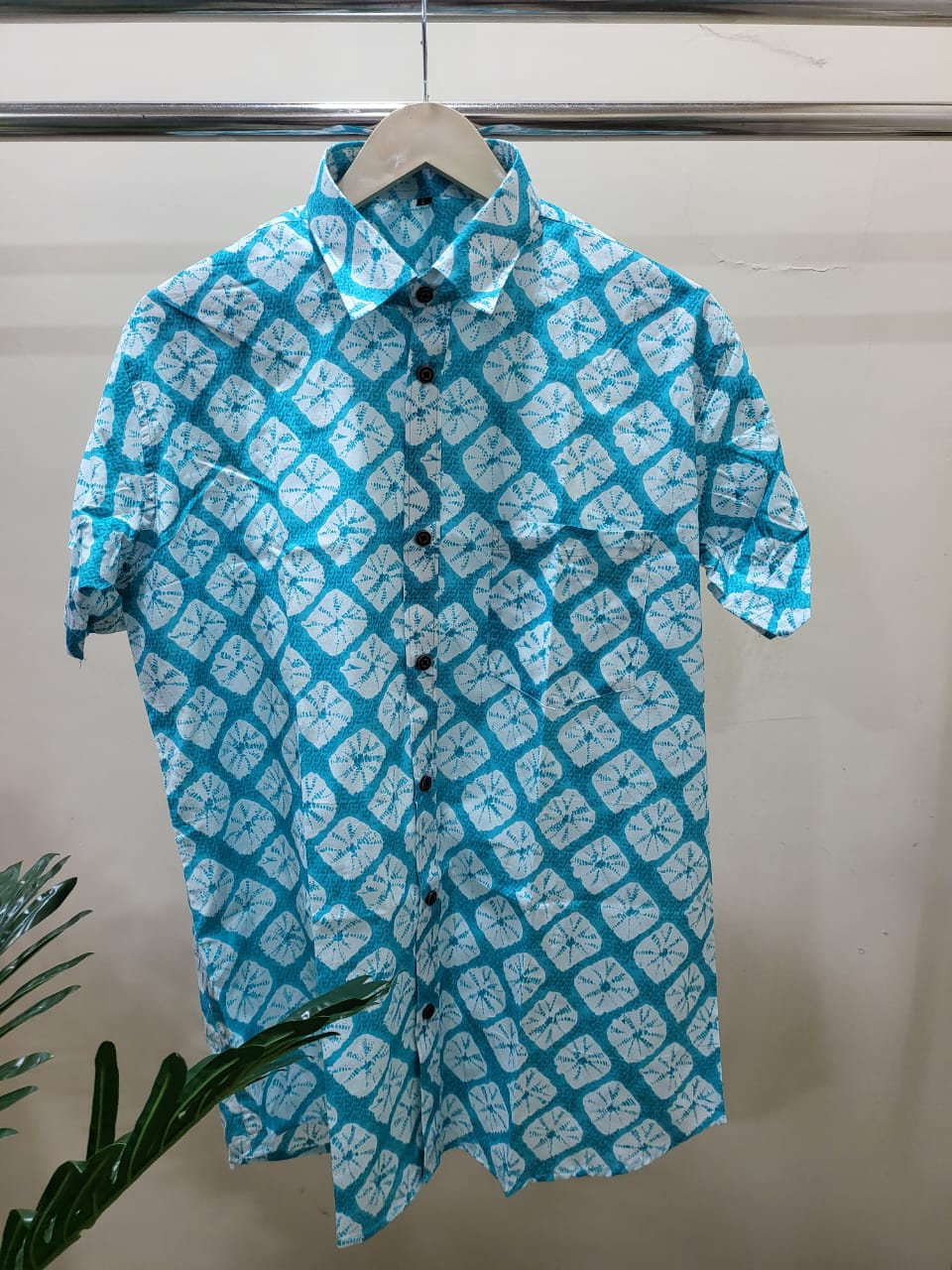 Hand Blocks Printed Half sleeves Shirt