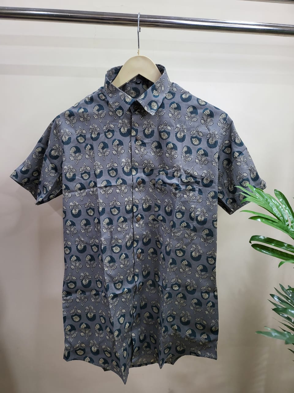 Hand Blocks Printed Half Sleeves shirt